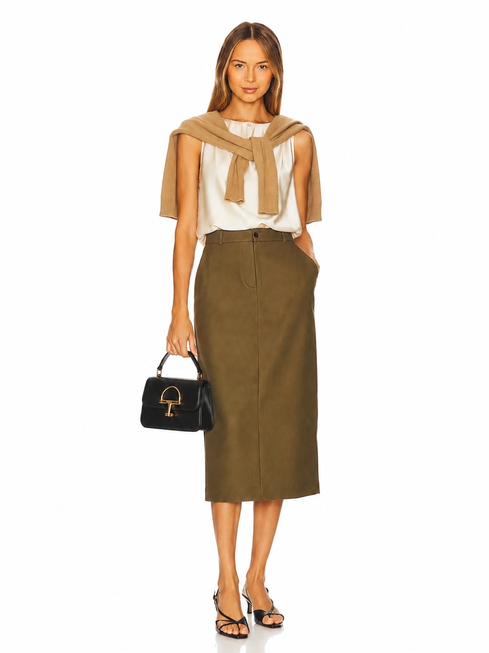OAK + FORT Pencil Skirt